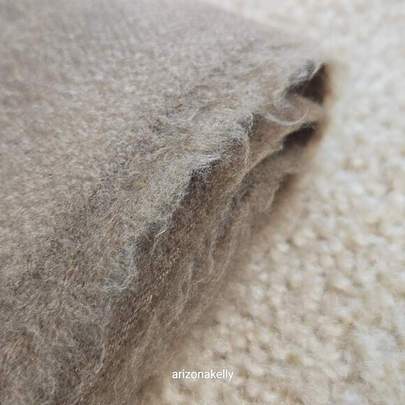 NWT Sky Cashmere Scarf Greenish Brown - Picture 13 of 16